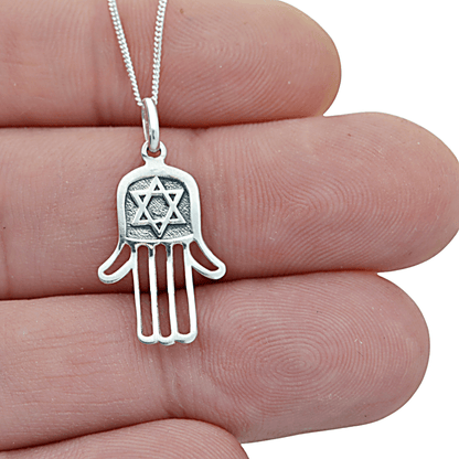 Buy your Hamsa Hand Sterling Silver Necklace online now or in store at Forever Gems in Franschhoek, South Africa