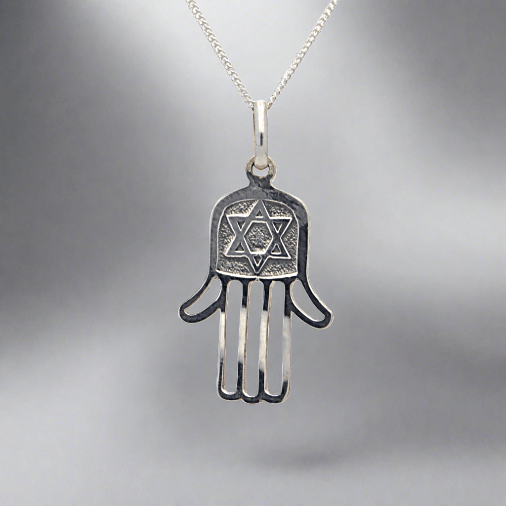 Buy your Hamsa Hand Sterling Silver Necklace online now or in store at Forever Gems in Franschhoek, South Africa