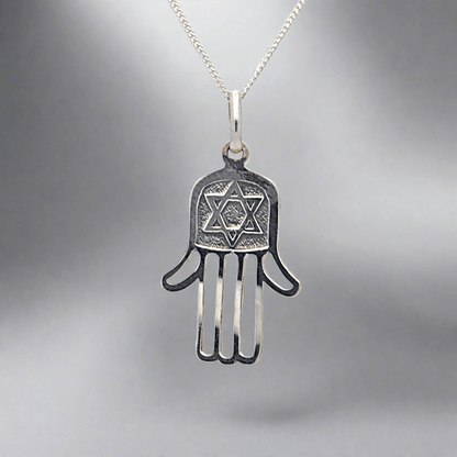 Buy your Hamsa Hand Sterling Silver Necklace online now or in store at Forever Gems in Franschhoek, South Africa