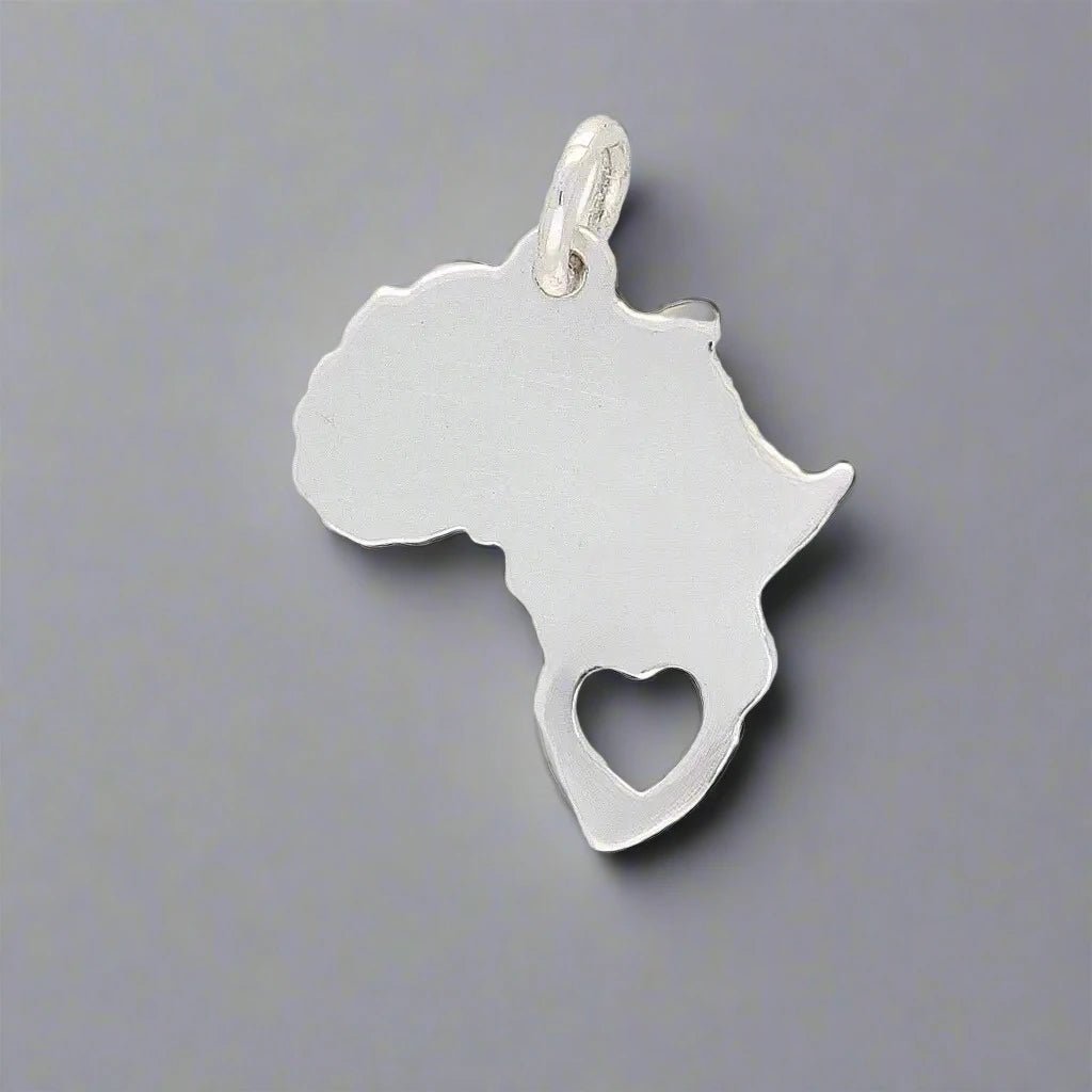 Buy your Heart of Africa: Africa Heart Cutout Necklace online now or in store at Forever Gems in Franschhoek, South Africa