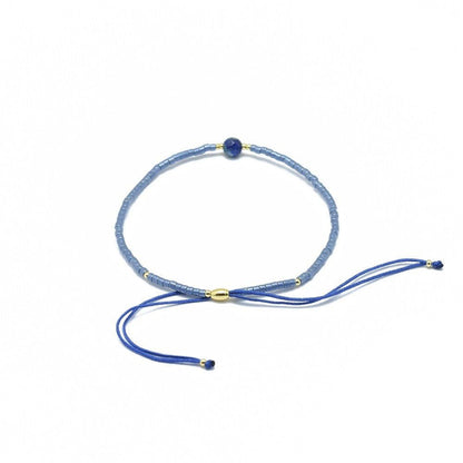 Buy your Lapis Lazuli & Seed Bead Adjustable Bracelet online now or in store at Forever Gems in Franschhoek, South Africa