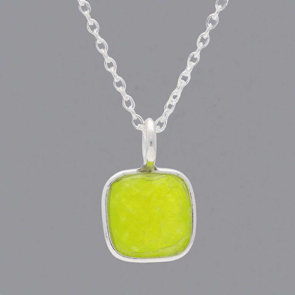 Buy your Lime Quartz Necklace: August Birthstone online now or in store at Forever Gems in Franschhoek, South Africa