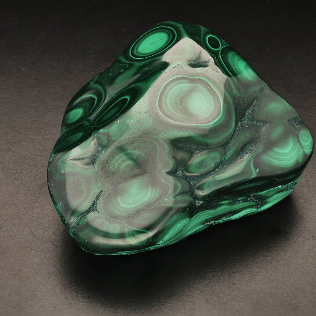 Buy your Unique Malachite Polished Freeform Mineral online now or in store at Forever Gems in Franschhoek, South Africa