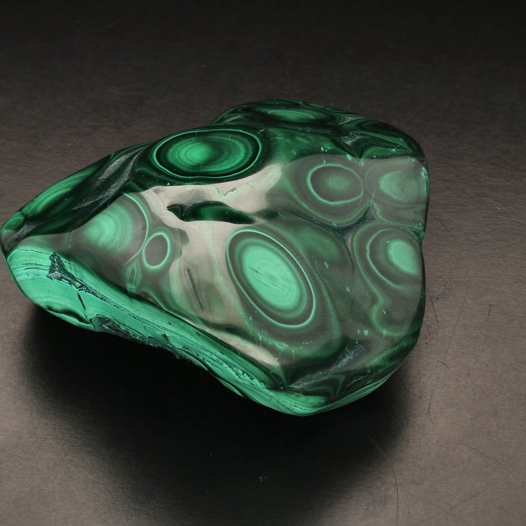 Buy your Unique Malachite Polished Freeform Mineral online now or in store at Forever Gems in Franschhoek, South Africa