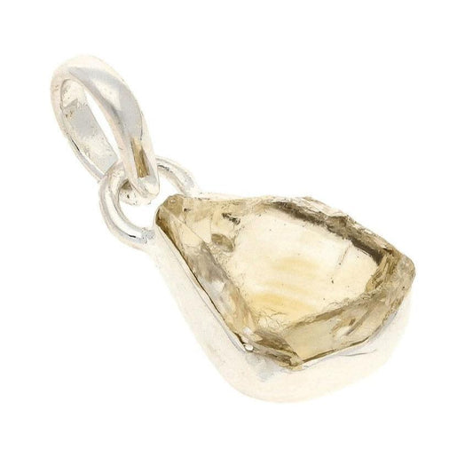 Buy your Nature's Treasures: Raw Citrine Sterling Silver Necklace online now or in store at Forever Gems in Franschhoek, South Africa