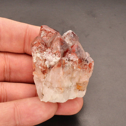 Buy your Orange River Phantom Quartz Crystal Cluster online now or in store at Forever Gems in Franschhoek, South Africa