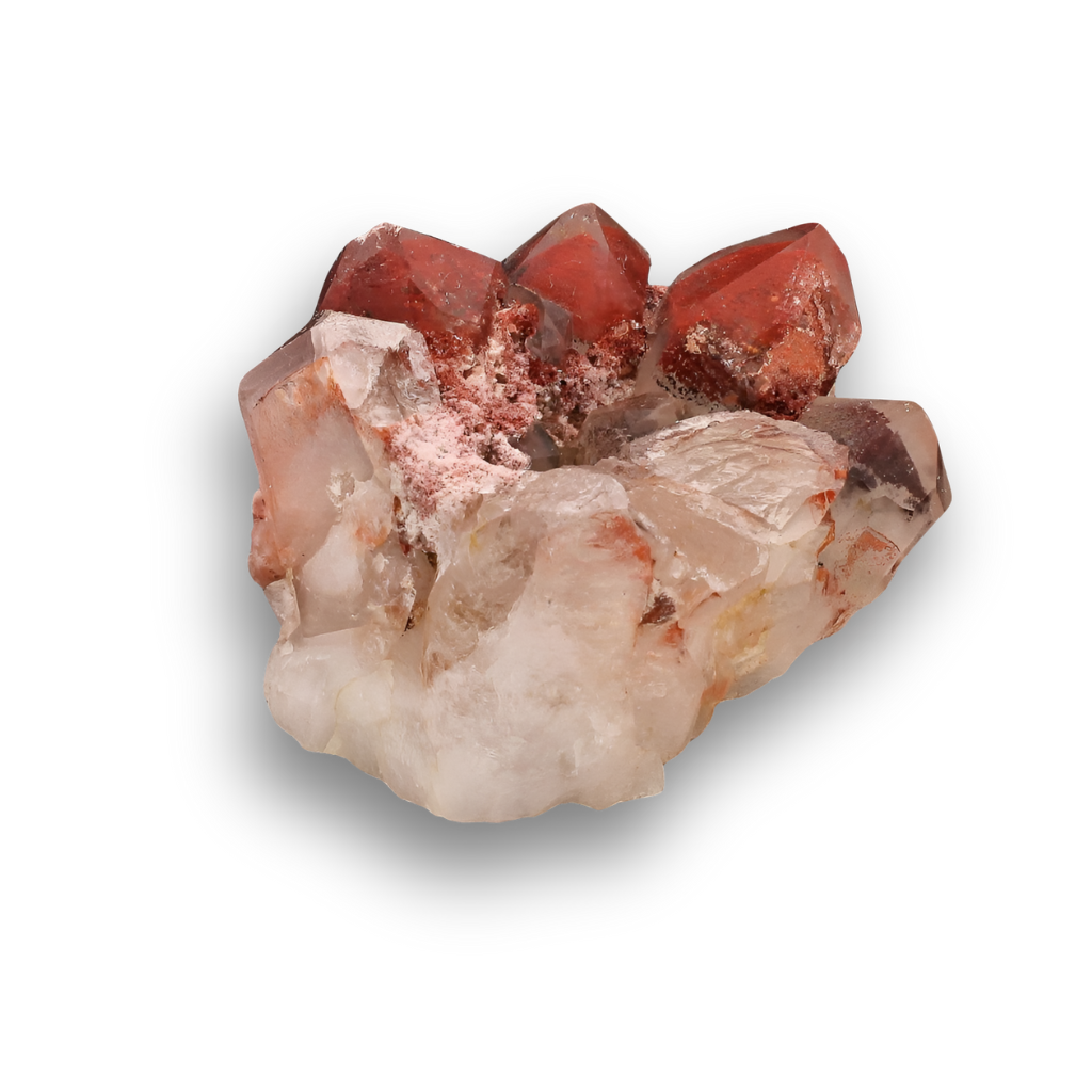 Buy your Orange River Phantom Quartz Crystal Small Cluster online now or in store at Forever Gems in Franschhoek, South Africa