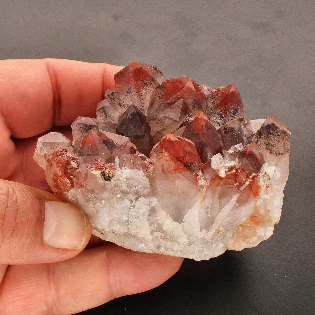 Buy your Stunning Hematite Orange River Quartz online now or in store at Forever Gems in Franschhoek, South Africa