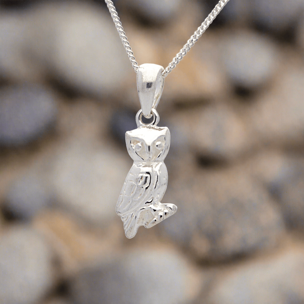 Buy your Whimsical Wisdom: Sterling Silver Owl Necklace online now or in store at Forever Gems in Franschhoek, South Africa