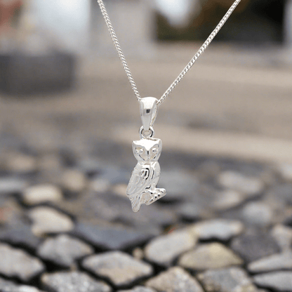 Buy your Whimsical Wisdom: Sterling Silver Owl Necklace online now or in store at Forever Gems in Franschhoek, South Africa