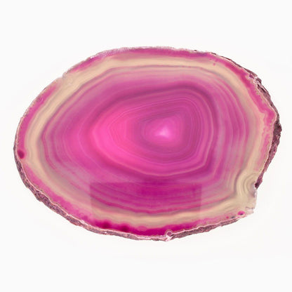 Buy your Vibrant Pink Agate Slice Wonder online now or in store at Forever Gems in Franschhoek, South Africa