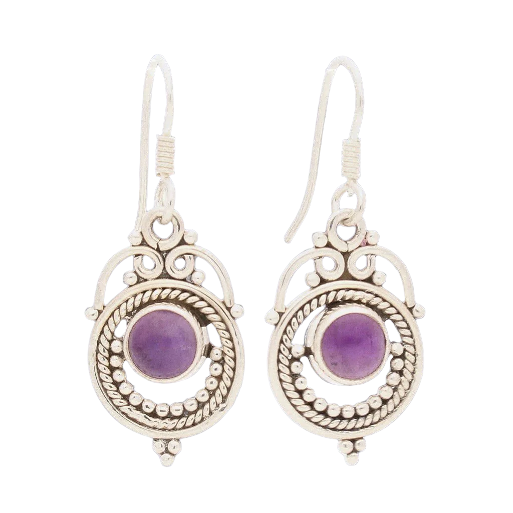 Buy your Rawa & Wire Work Gemstone Earrings online now or in store at Forever Gems in Franschhoek, South Africa