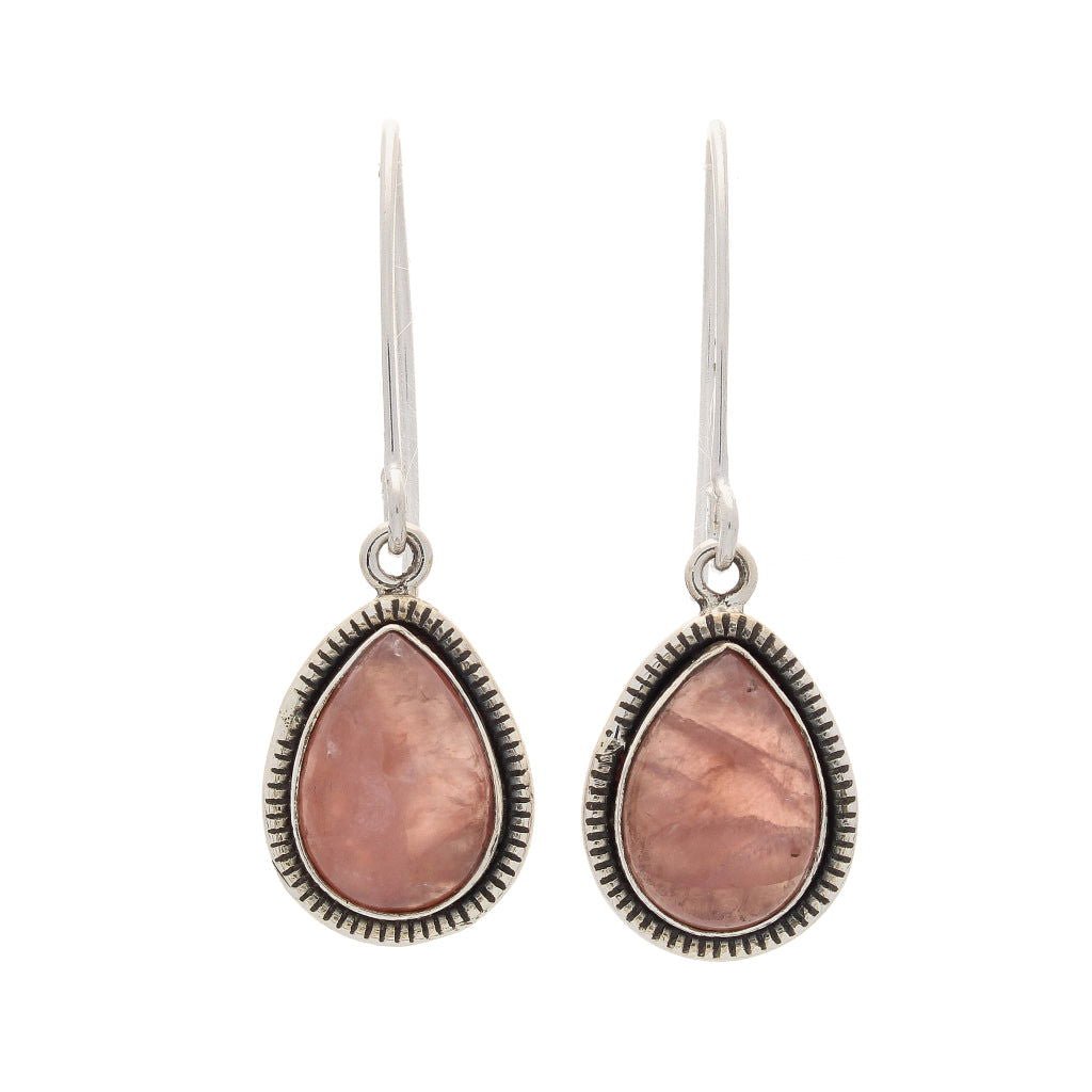 Buy your Rhodochrosite Sterling Silver Earrings online now or in store at Forever Gems in Franschhoek, South Africa