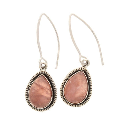 Buy your Rhodochrosite Sterling Silver Earrings online now or in store at Forever Gems in Franschhoek, South Africa