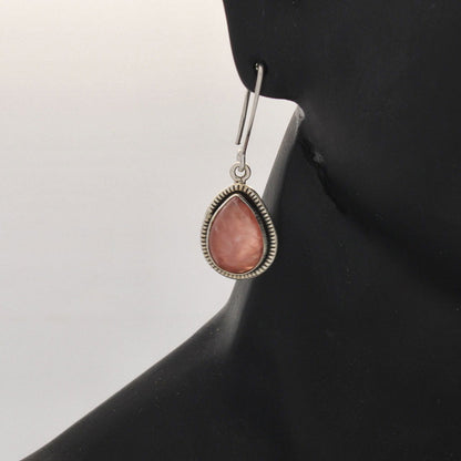 Buy your Rhodochrosite Sterling Silver Earrings online now or in store at Forever Gems in Franschhoek, South Africa