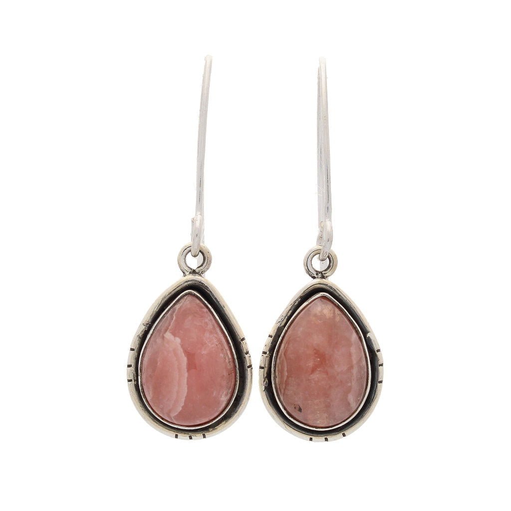 Buy your Rhodochrosite Sterling Silver Earrings online now or in store at Forever Gems in Franschhoek, South Africa