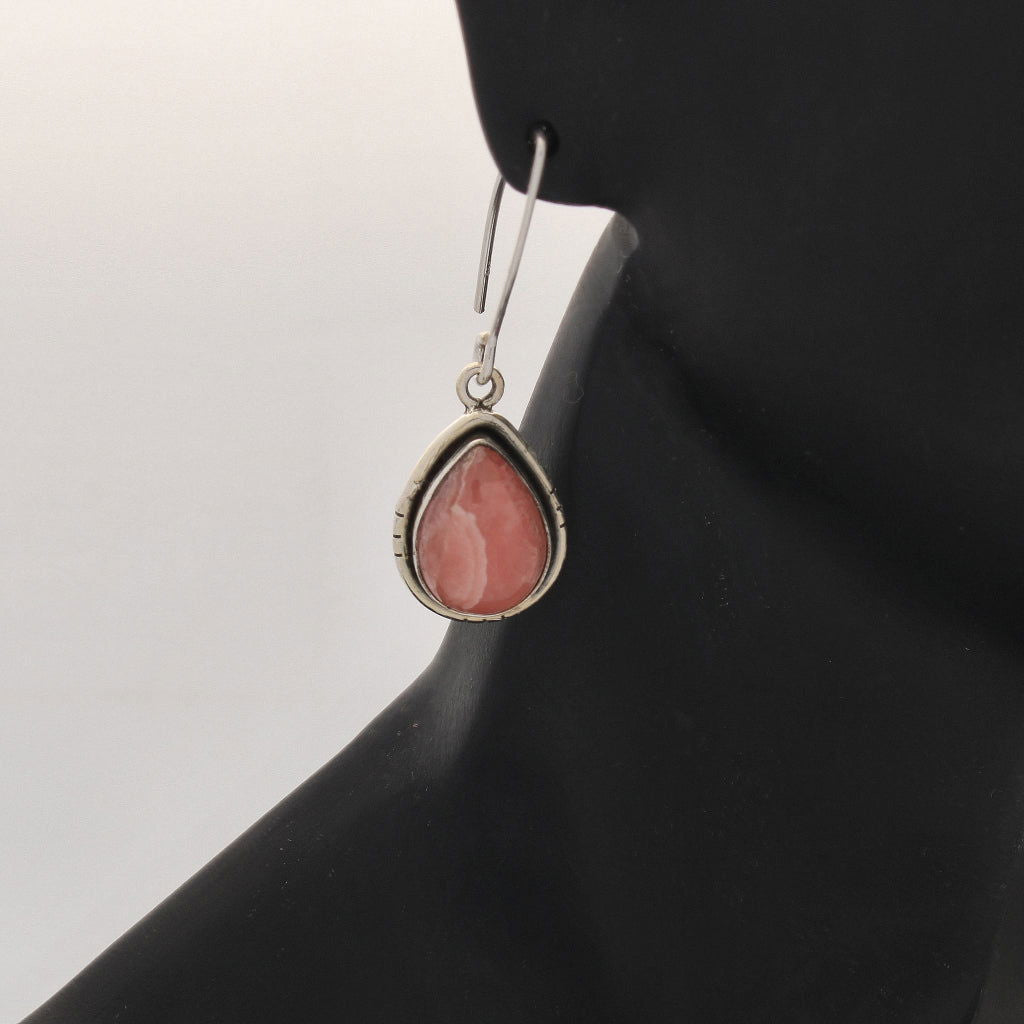 Buy your Rhodochrosite Sterling Silver Earrings online now or in store at Forever Gems in Franschhoek, South Africa