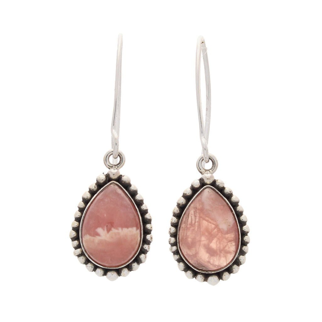 Buy your Rhodochrosite Sterling Silver Earrings online now or in store at Forever Gems in Franschhoek, South Africa