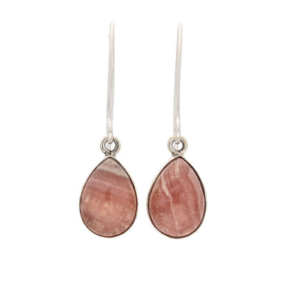 Buy your Rhodochrosite Sterling Silver Earrings online now or in store at Forever Gems in Franschhoek, South Africa