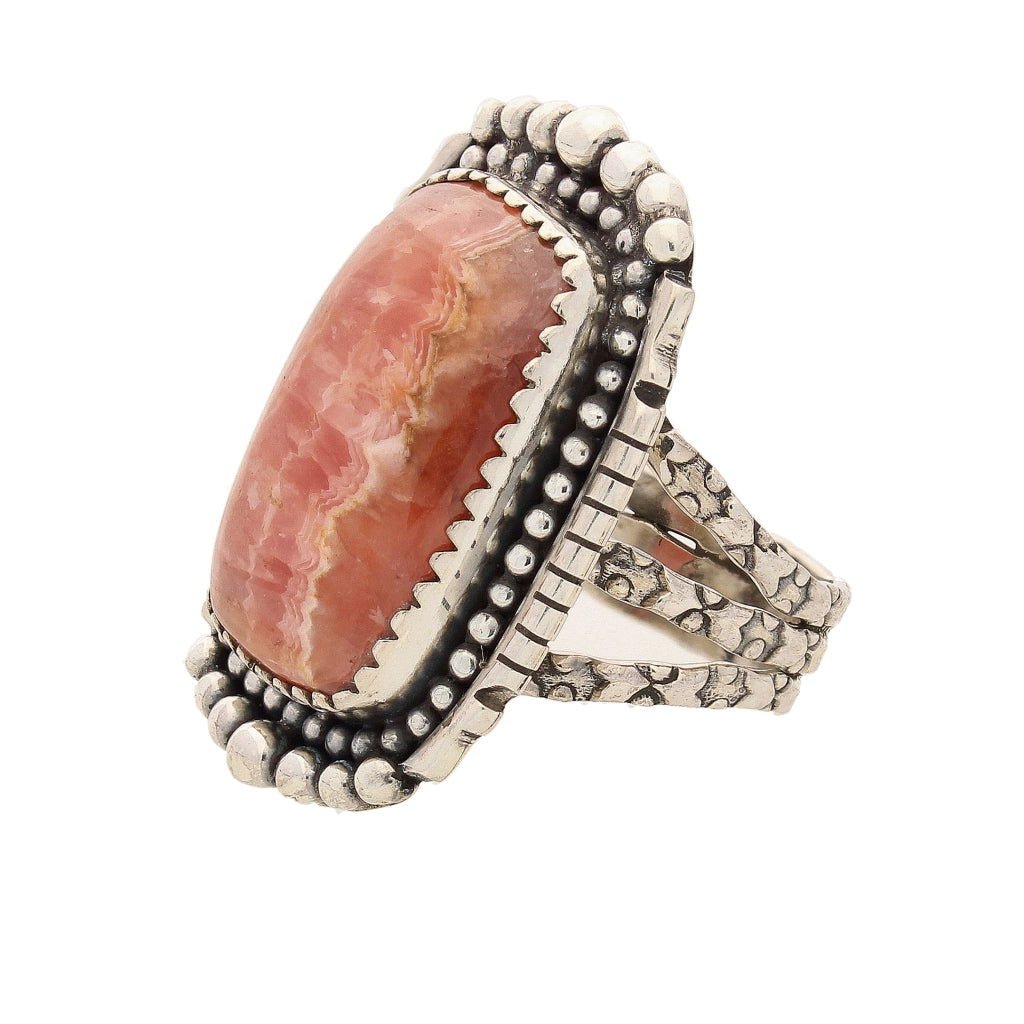 Buy your Rhodochrosite Sterling Silver Ring online now or in store at Forever Gems in Franschhoek, South Africa