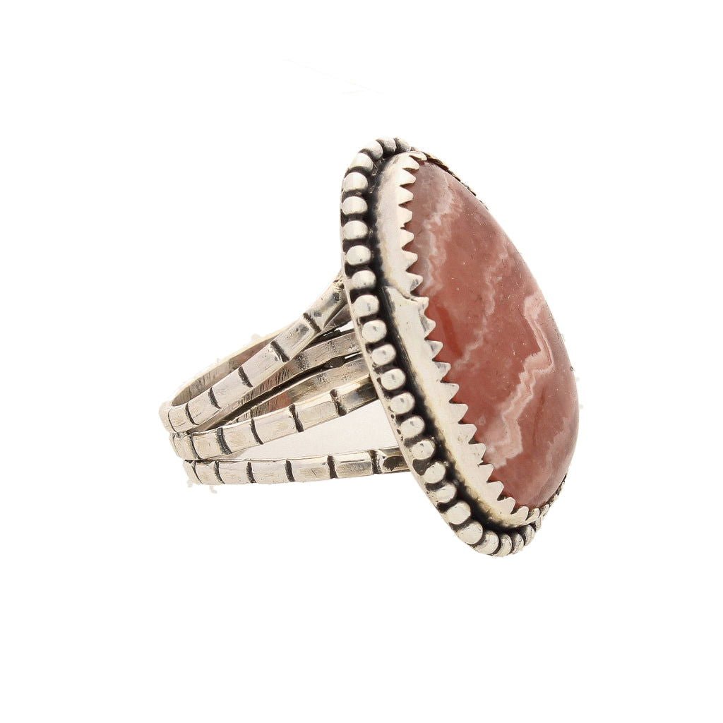 Buy your Rhodochrosite Sterling Silver Ring online now or in store at Forever Gems in Franschhoek, South Africa