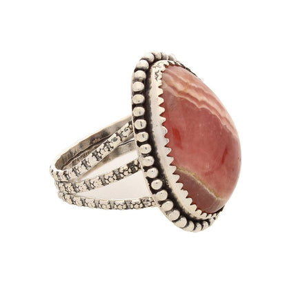 Buy your Rhodochrosite Sterling Silver Ring online now or in store at Forever Gems in Franschhoek, South Africa