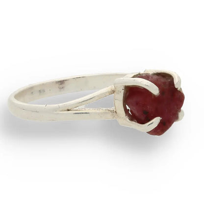 Buy your Rough Garnet Sterling Silver Ring online now or in store at Forever Gems in Franschhoek, South Africa