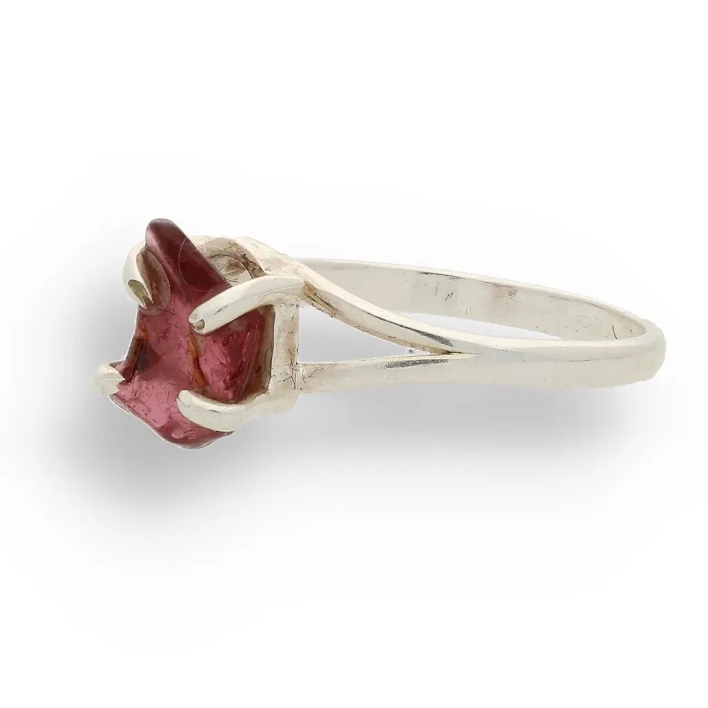 Buy your Rough Garnet Sterling Silver Ring online now or in store at Forever Gems in Franschhoek, South Africa