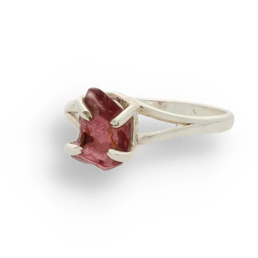 Buy your Rough Garnet Sterling Silver Ring online now or in store at Forever Gems in Franschhoek, South Africa