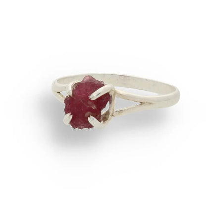 Buy your Rough Garnet Sterling Silver Ring online now or in store at Forever Gems in Franschhoek, South Africa