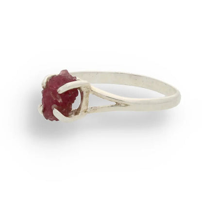 Buy your Rough Garnet Sterling Silver Ring online now or in store at Forever Gems in Franschhoek, South Africa