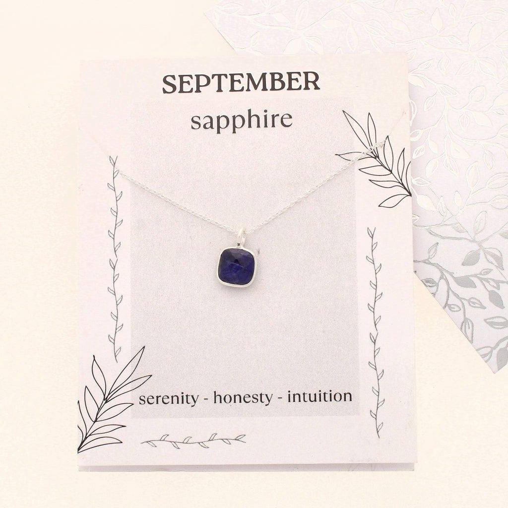 Buy your Sapphire Necklace: September Birthstone online now or in store at Forever Gems in Franschhoek, South Africa