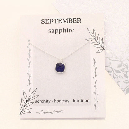 Buy your Sapphire Necklace: September Birthstone online now or in store at Forever Gems in Franschhoek, South Africa