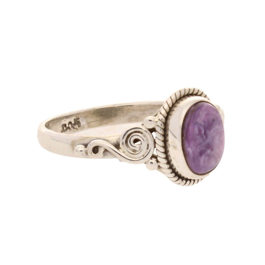 Buy your Siberian Dream Charoite Ring online now or in store at Forever Gems in Franschhoek, South Africa