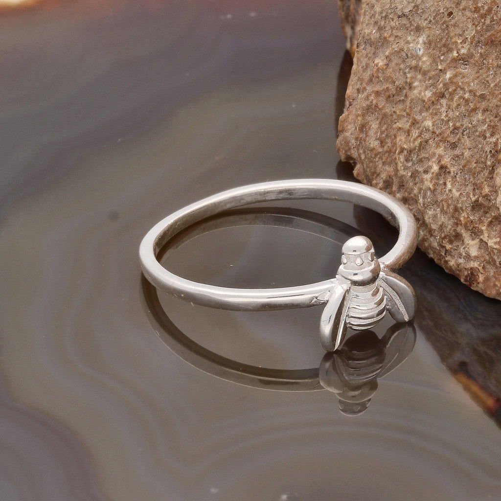 Buy your Small Bee Sterling Silver Ring online now or in store at Forever Gems in Franschhoek, South Africa