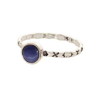 Buy your Stacks of Style: Star Sapphire Round Sterling Silver Stackable Ring online now or in store at Forever Gems in Franschhoek, South Africa