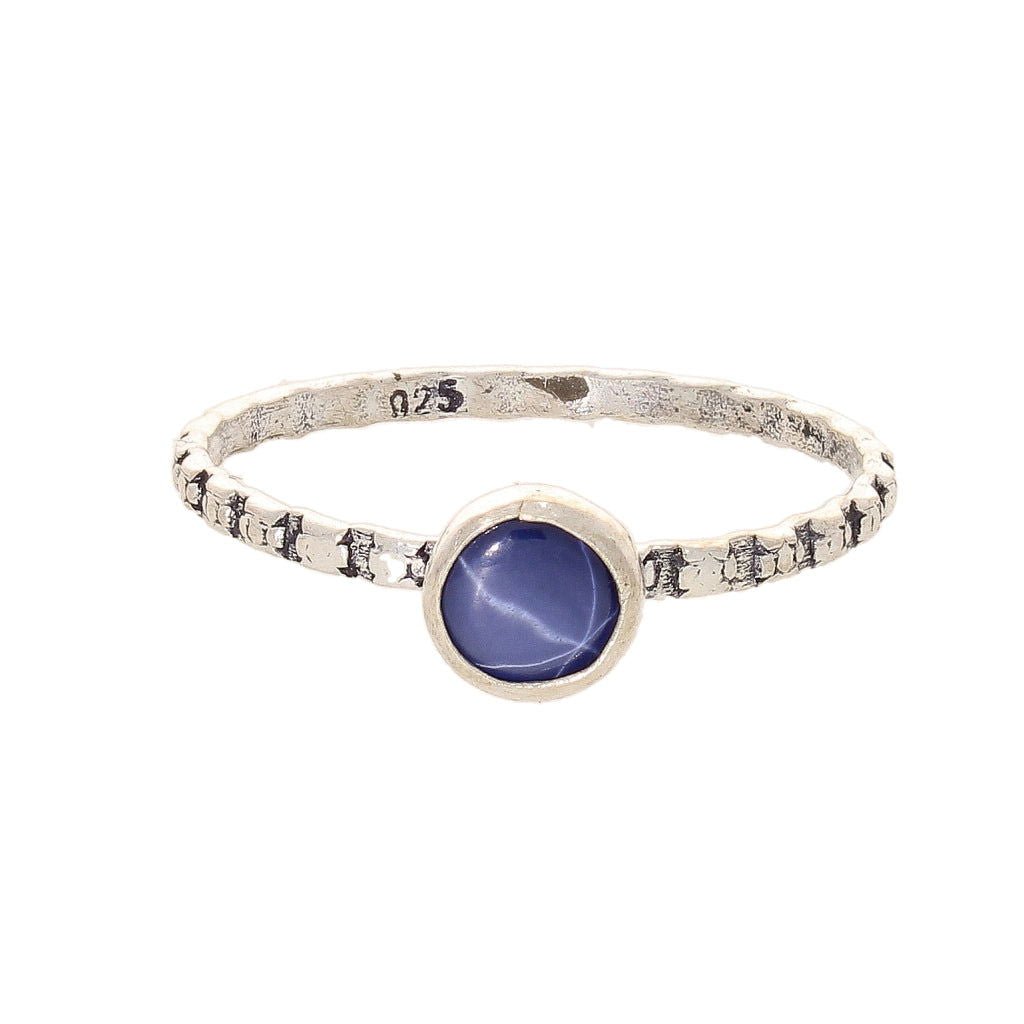 Buy your Stacks of Style: Star Sapphire Round Sterling Silver Stackable Ring online now or in store at Forever Gems in Franschhoek, South Africa