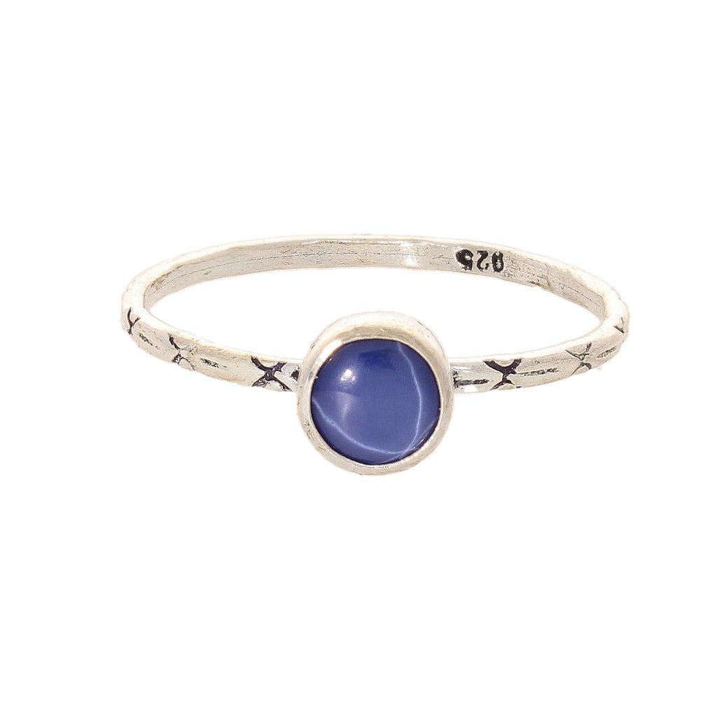 Buy your Stacks of Style: Star Sapphire Round Sterling Silver Stackable Ring online now or in store at Forever Gems in Franschhoek, South Africa