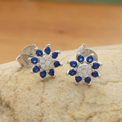 Buy your Sterling Silver Floral Studs Earrings online now or in store at Forever Gems in Franschhoek, South Africa