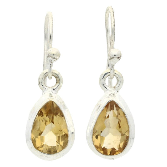 Buy your Teardrop Brilliance: Faceted Citrine Earrings online now or in store at Forever Gems in Franschhoek, South Africa