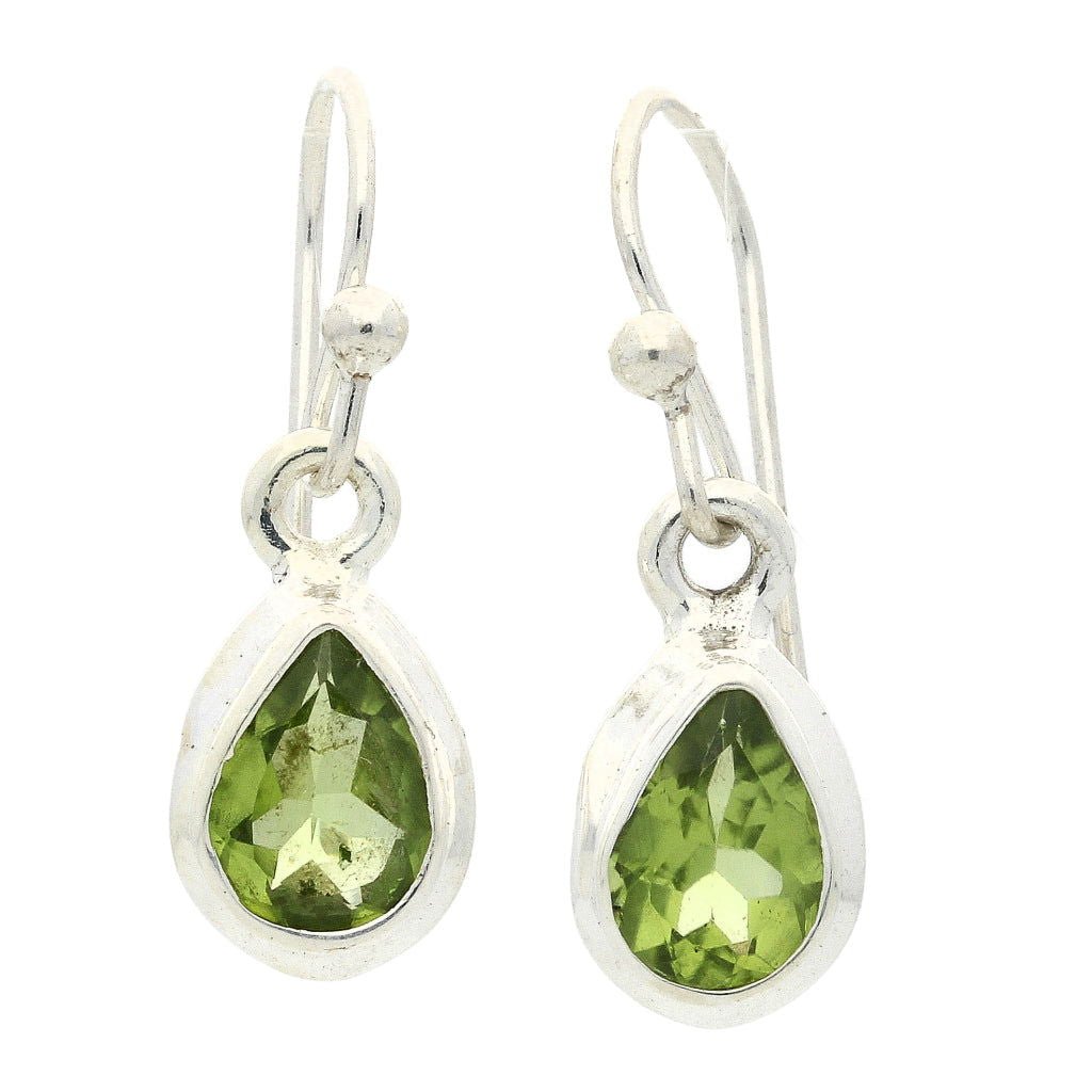 Buy your Teardrop Brilliance: Faceted Peridot Earrings online now or in store at Forever Gems in Franschhoek, South Africa