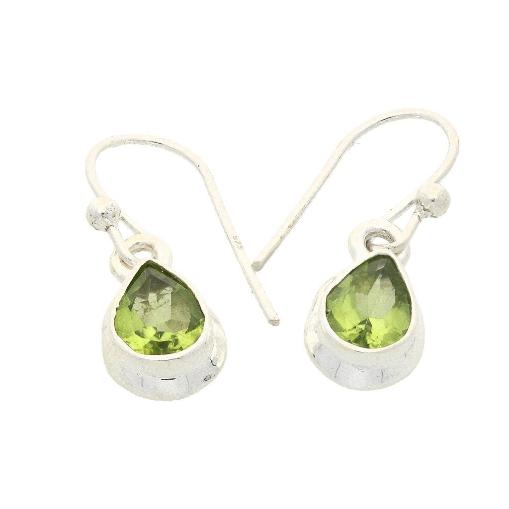 Buy your Teardrop Brilliance: Faceted Peridot Earrings online now or in store at Forever Gems in Franschhoek, South Africa