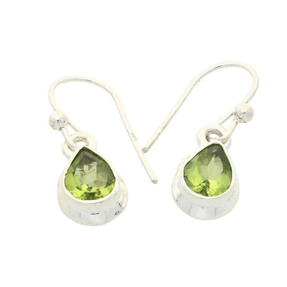 Buy your Teardrop Brilliance: Faceted Peridot Earrings online now or in store at Forever Gems in Franschhoek, South Africa