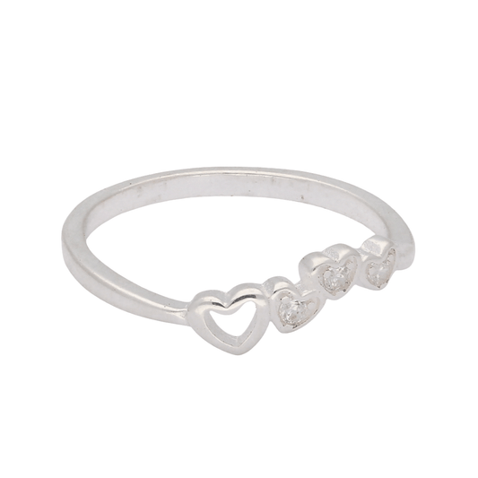 Buy your Tiny Hearts Embrace Silver Band online now or in store at Forever Gems in Franschhoek, South Africa