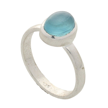 Buy your Tranquil Blue Chalcedony Gemstone Ring online now or in store at Forever Gems in Franschhoek, South Africa