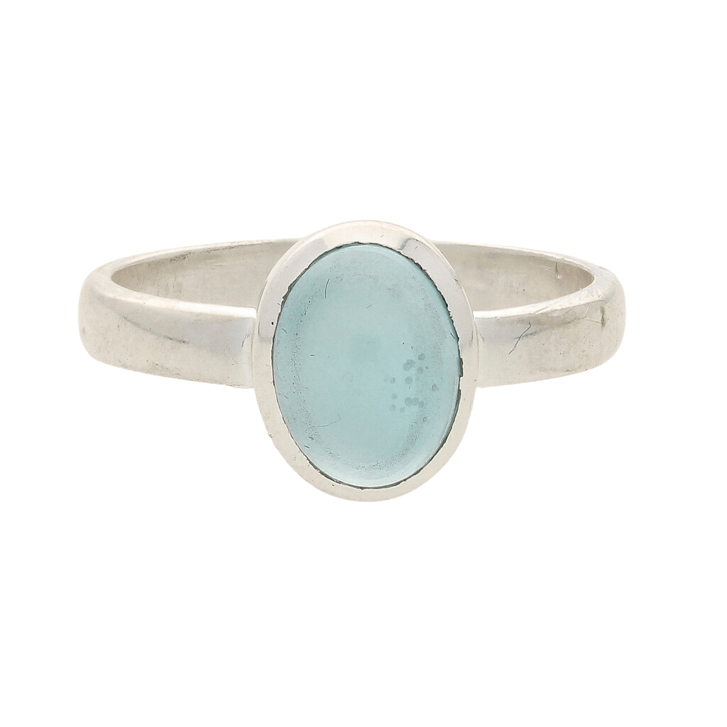 Buy your Tranquil Blue Chalcedony Gemstone Ring online now or in store at Forever Gems in Franschhoek, South Africa