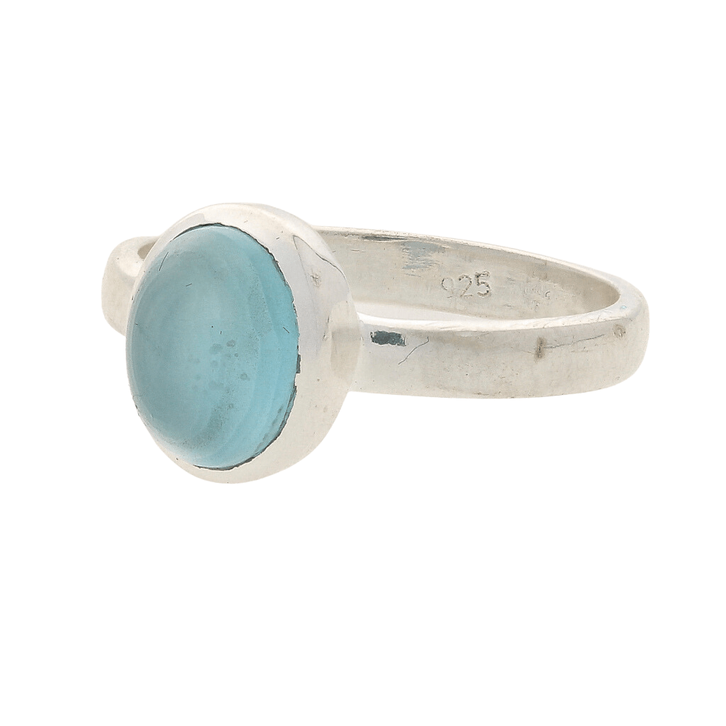 Buy your Tranquil Blue Chalcedony Gemstone Ring online now or in store at Forever Gems in Franschhoek, South Africa