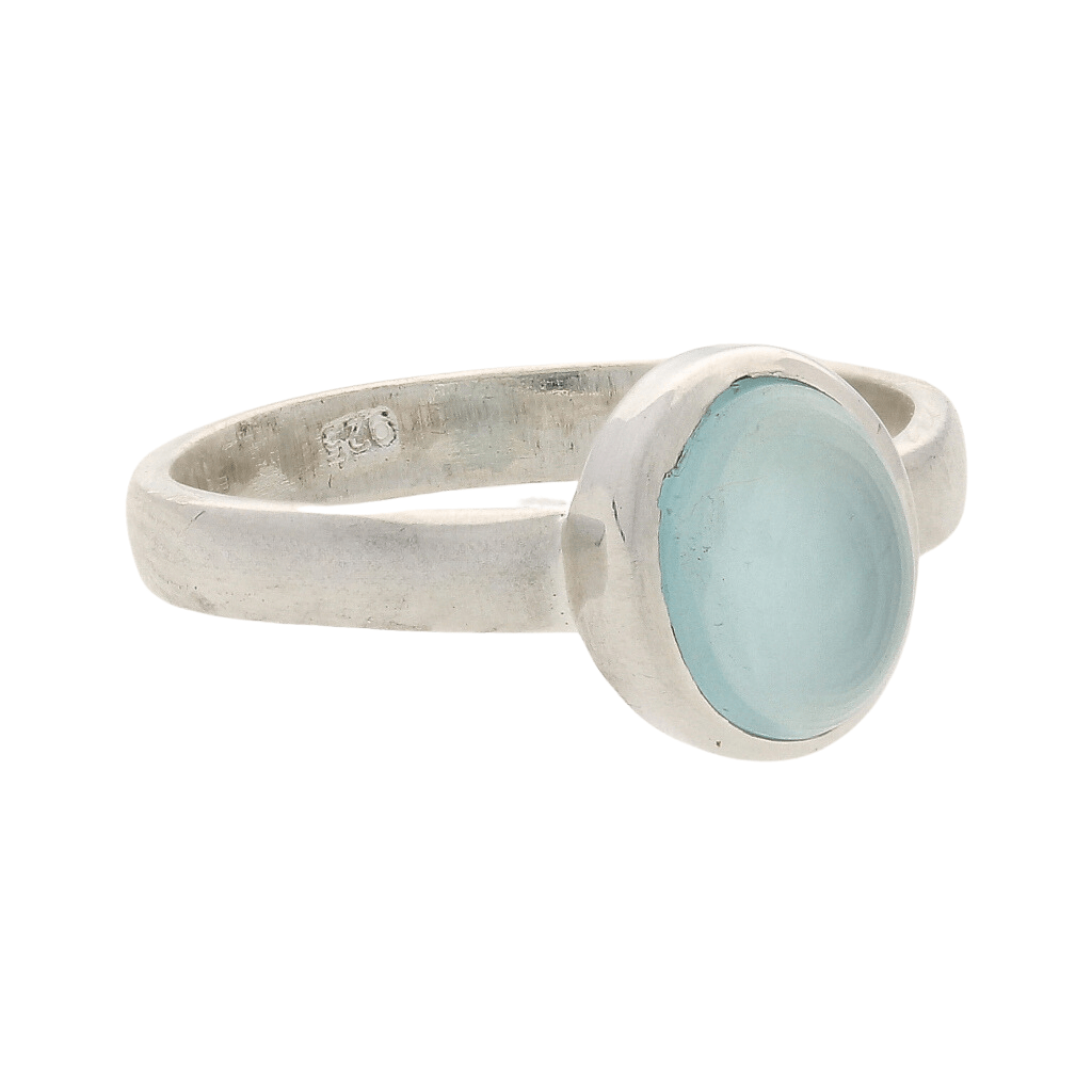 Buy your Tranquil Blue Chalcedony Gemstone Ring online now or in store at Forever Gems in Franschhoek, South Africa