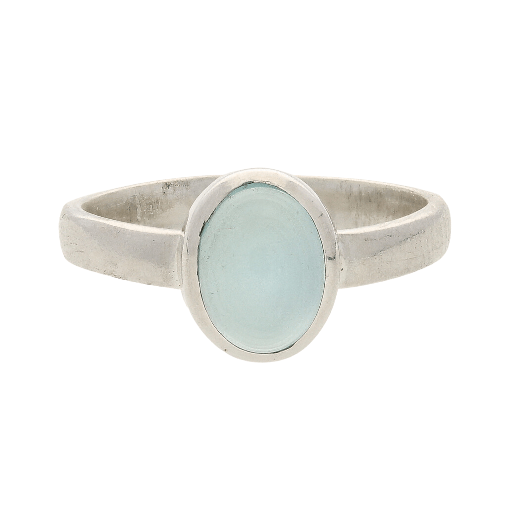 Buy your Tranquil Blue Chalcedony Gemstone Ring online now or in store at Forever Gems in Franschhoek, South Africa