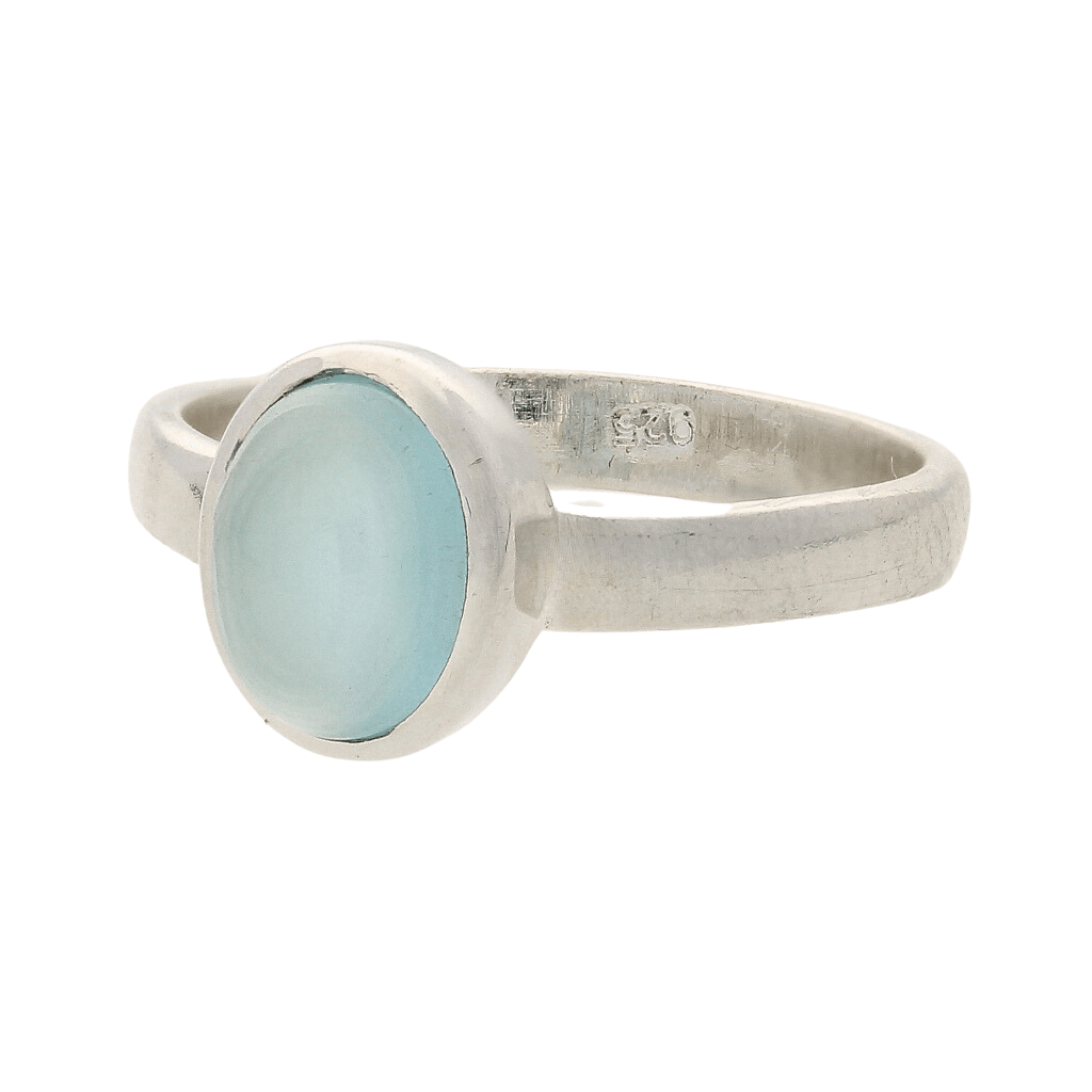 Buy your Tranquil Blue Chalcedony Gemstone Ring online now or in store at Forever Gems in Franschhoek, South Africa